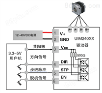 UIM 240系列（脉冲方向型驱动）步进电机驱动器