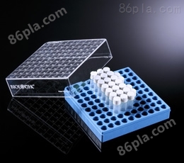 巴罗克biologix 1.0ml预置2D码冻存管（白色盖子）+2英寸蓝色冻存盒
